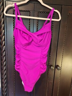 Athleta Bright Magenta Swimsuit